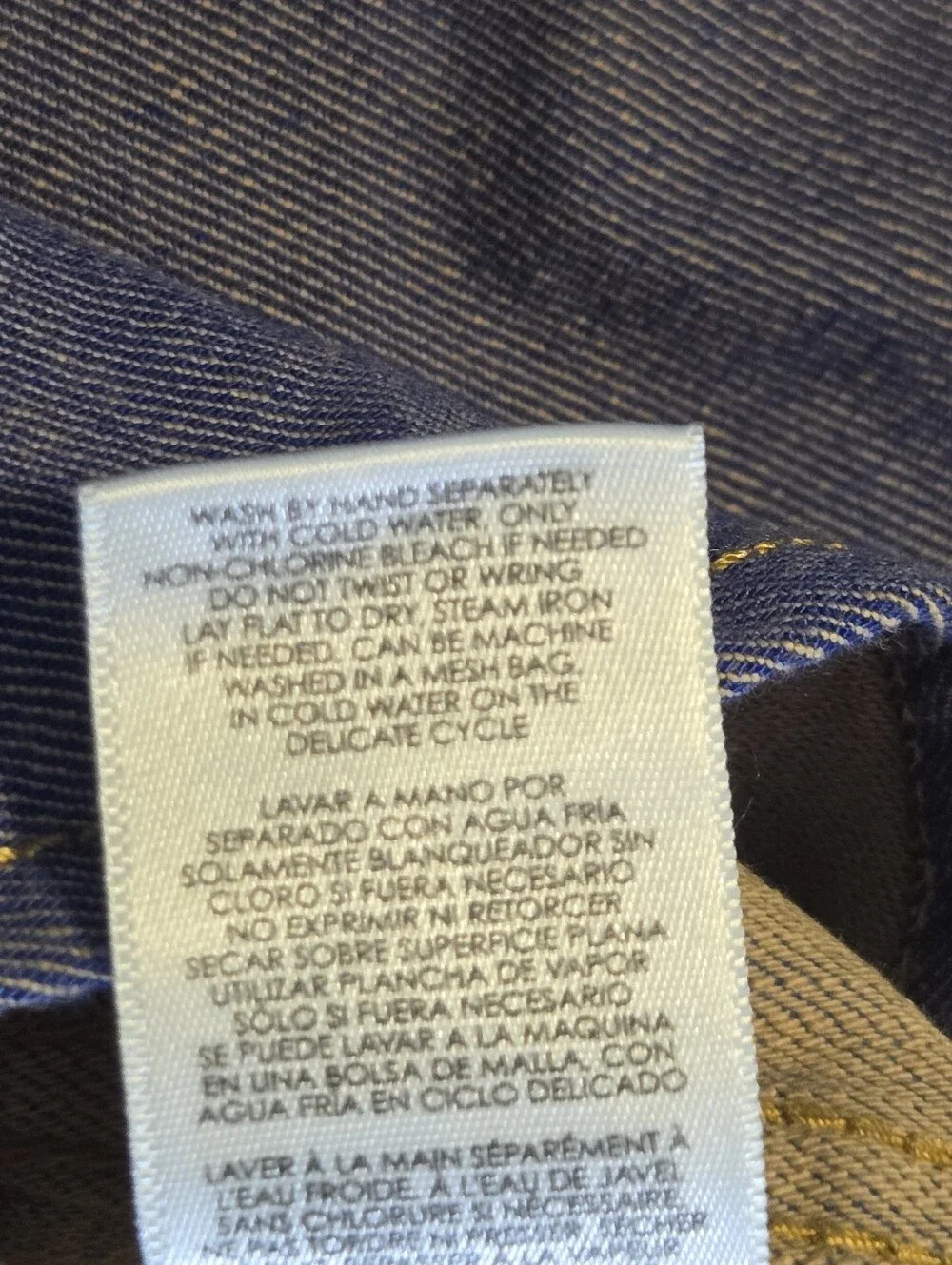 Cabi Womens Blue Denim Workshop Jacket Medium